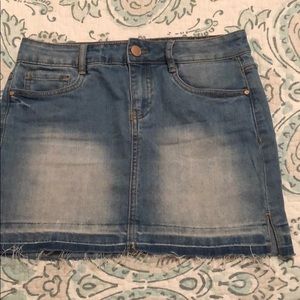 FREE WITH BUNDLES Denim jean mini skirt